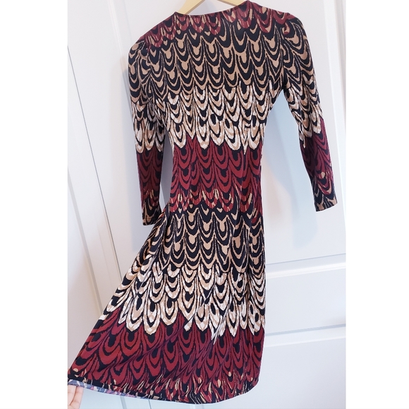 BCBG Long-Sleeve Wrap Dress - Size XXS - Picture 9 of 10